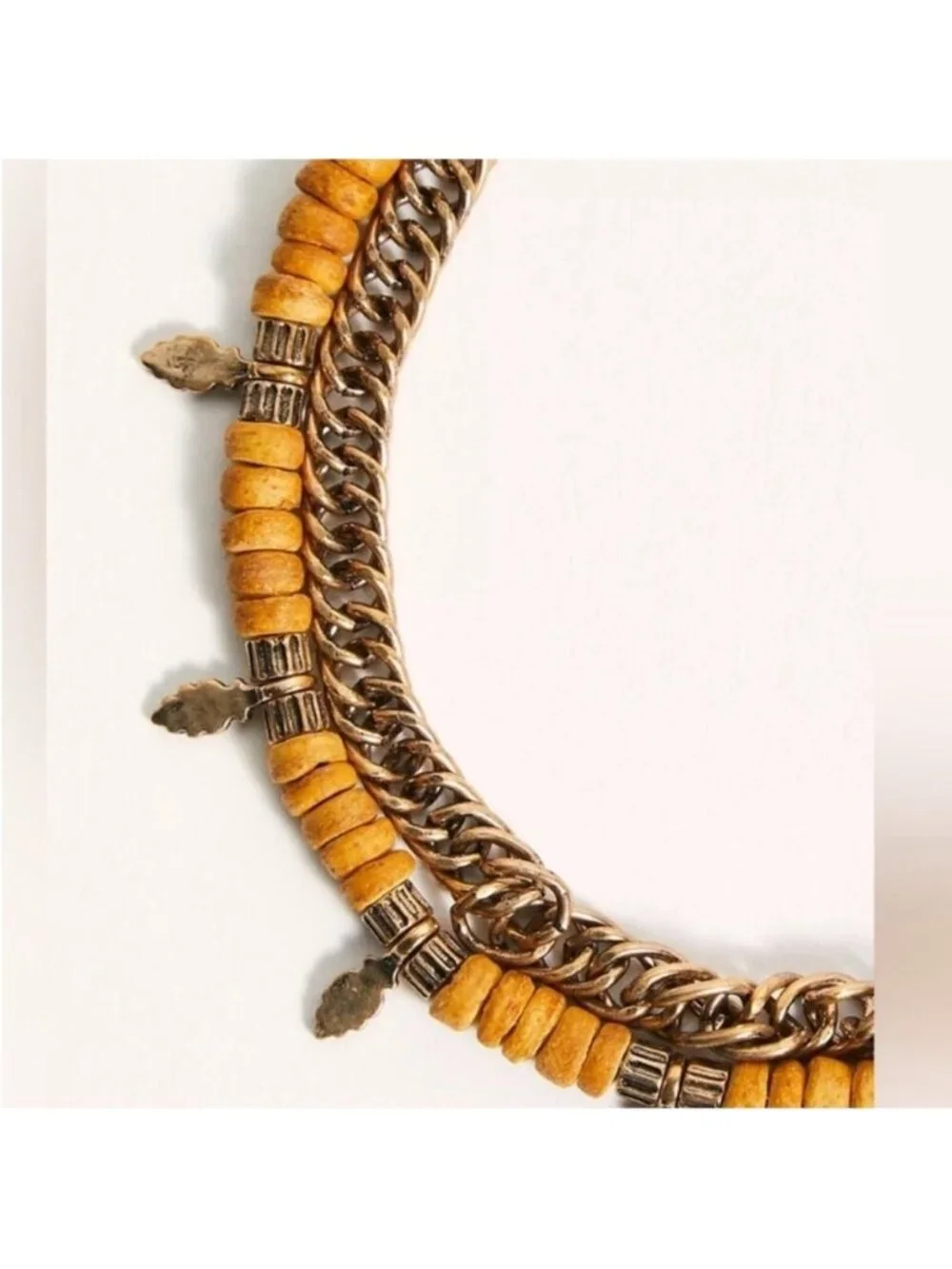 New! Free People Aged Gold Anklet (3017) NWOT